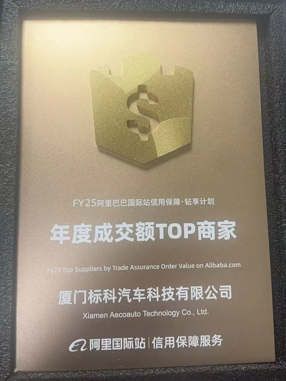 Alibaba.com တွင် FY25 ထိပ်တန်းပေးသွင်းသူဖြစ်ရန် XiaMens Aecoaauto Technology Co. , Ltd. ကိုဂုဏ်ပြုပါသည်